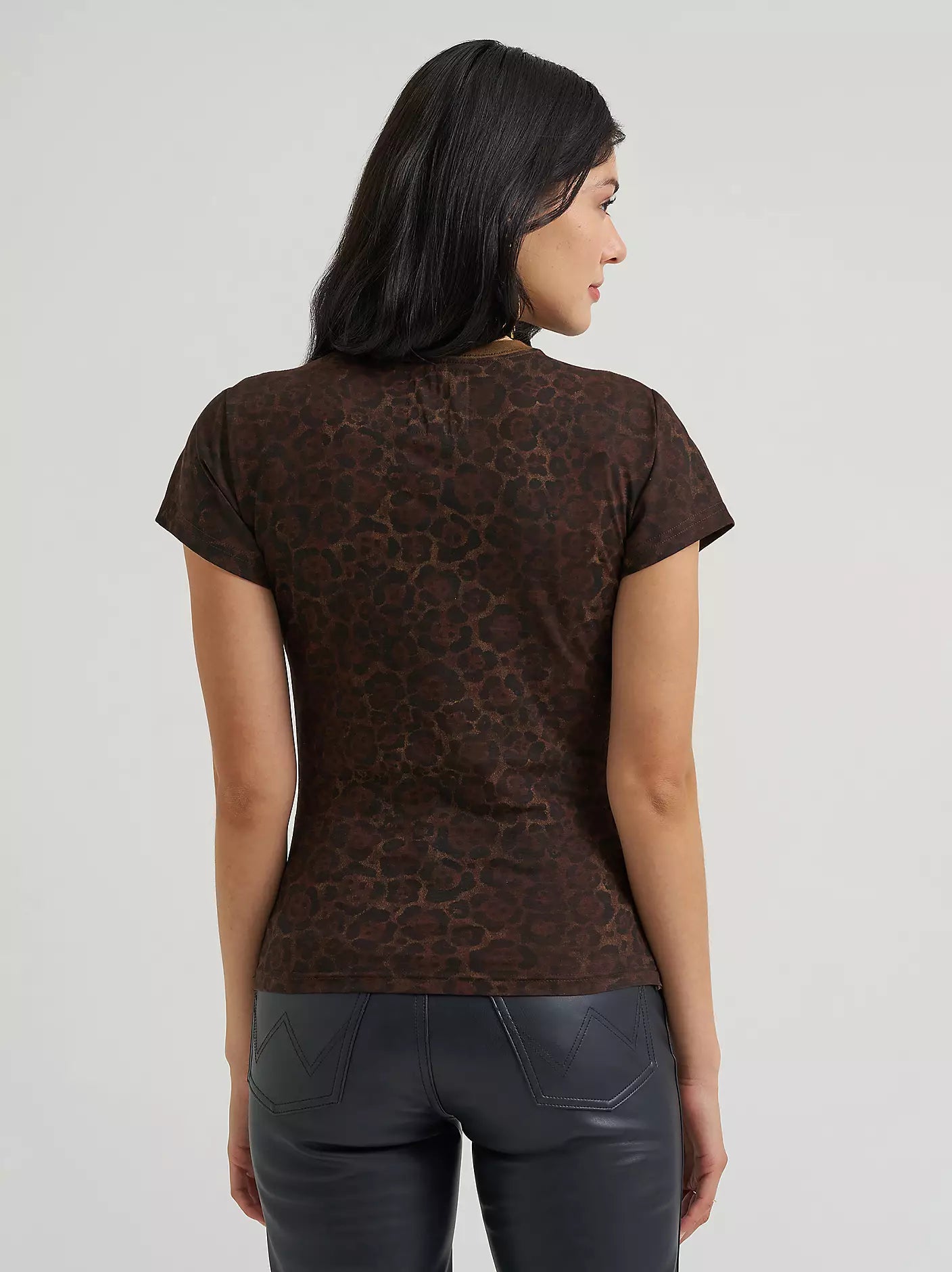Wrangler x Lainey Wilson Leopard Rodeo Nights Tee