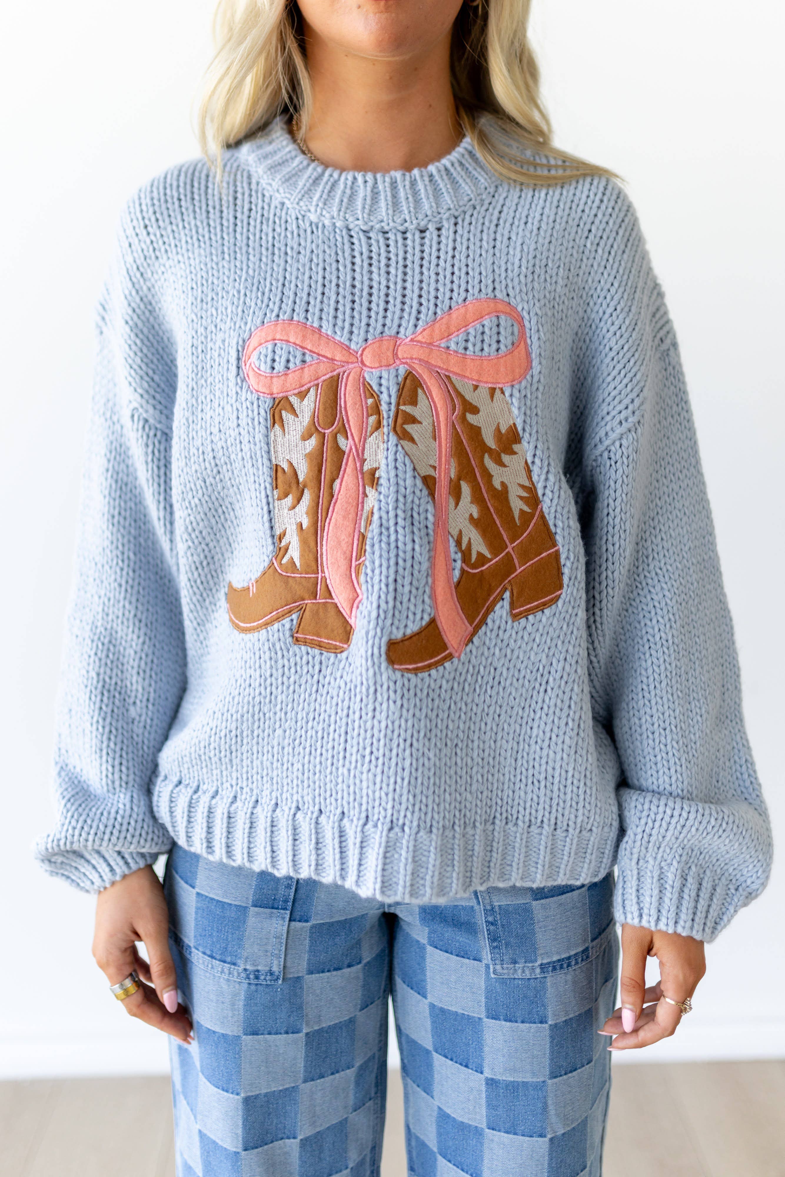 Boots & Bow Sweater