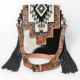 Cowhide & Saddle Blanket Messenger