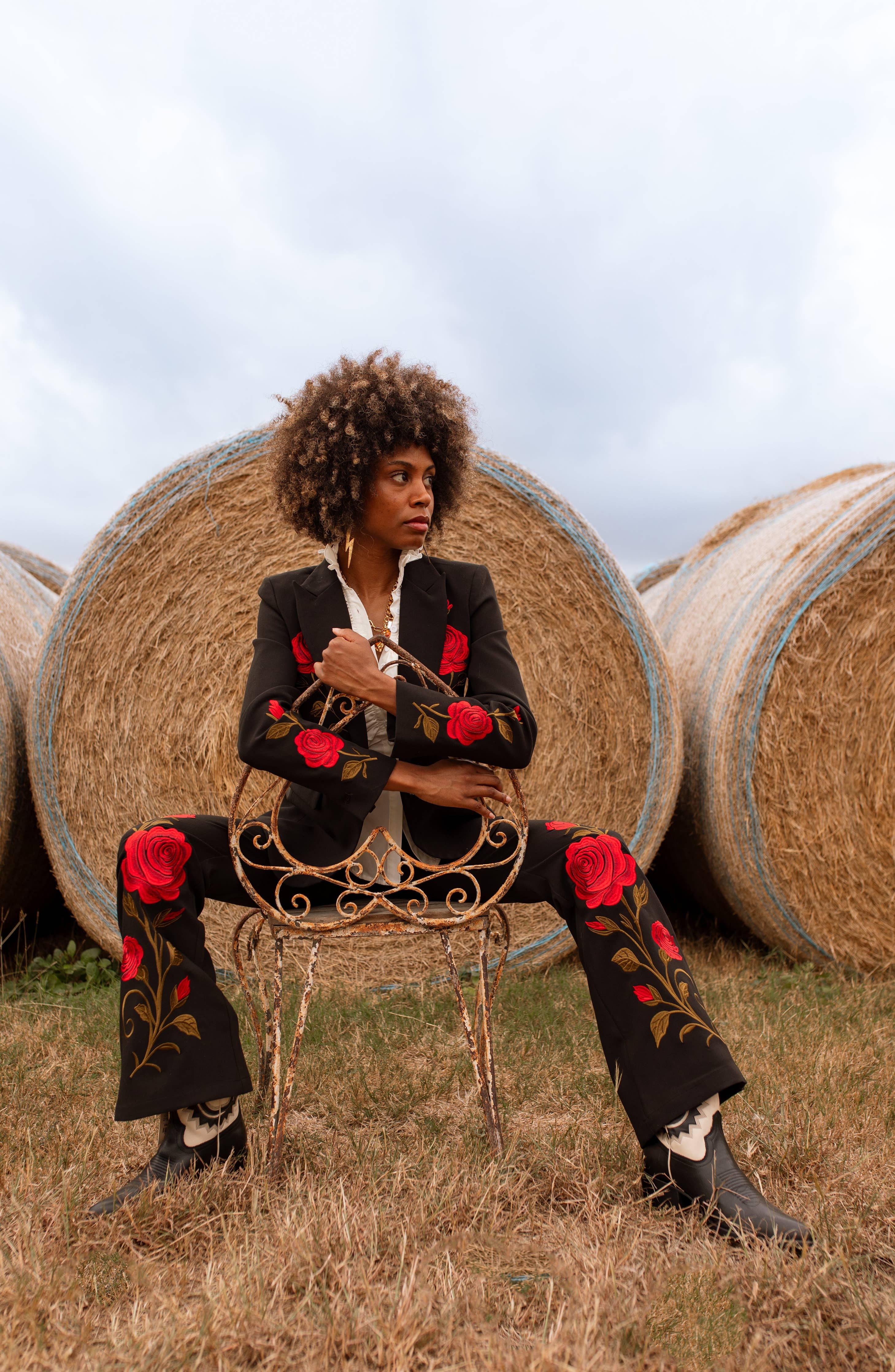 Black Rose Pants by Rodeo Quincy