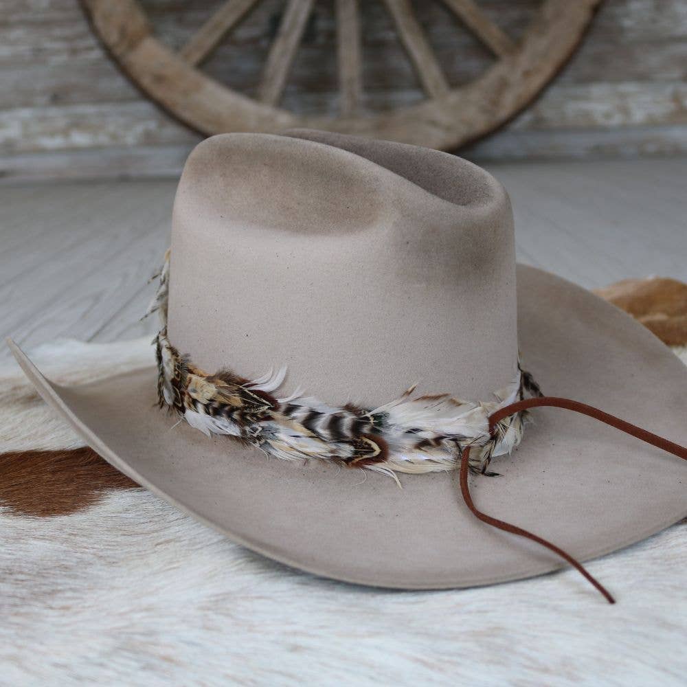 Avalon Western Feather Hat Band