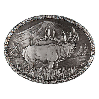 Gunmetal Outdoor Series Wild Elk Buckle