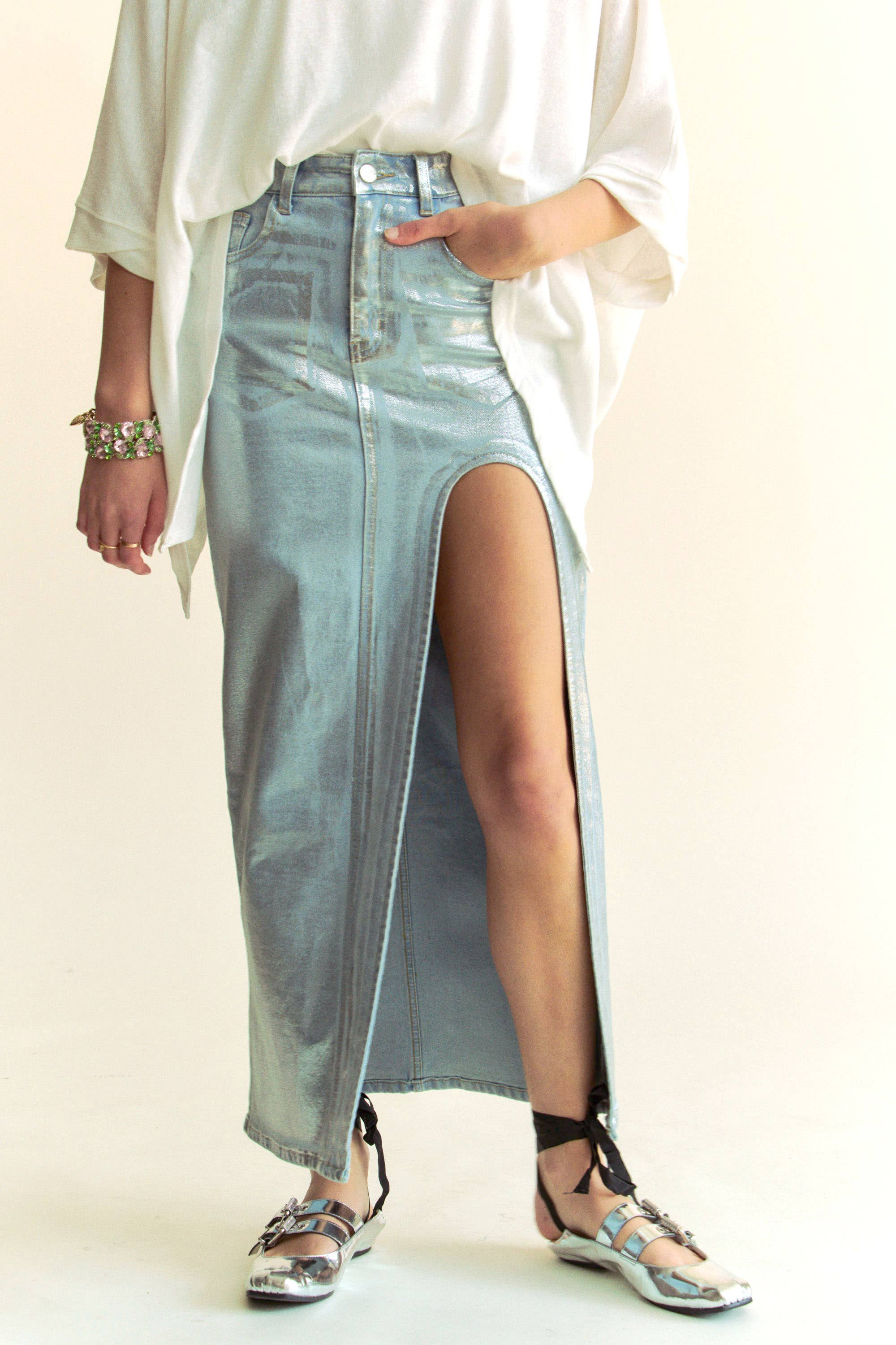 Moonlight Mirage Maxi Skirt