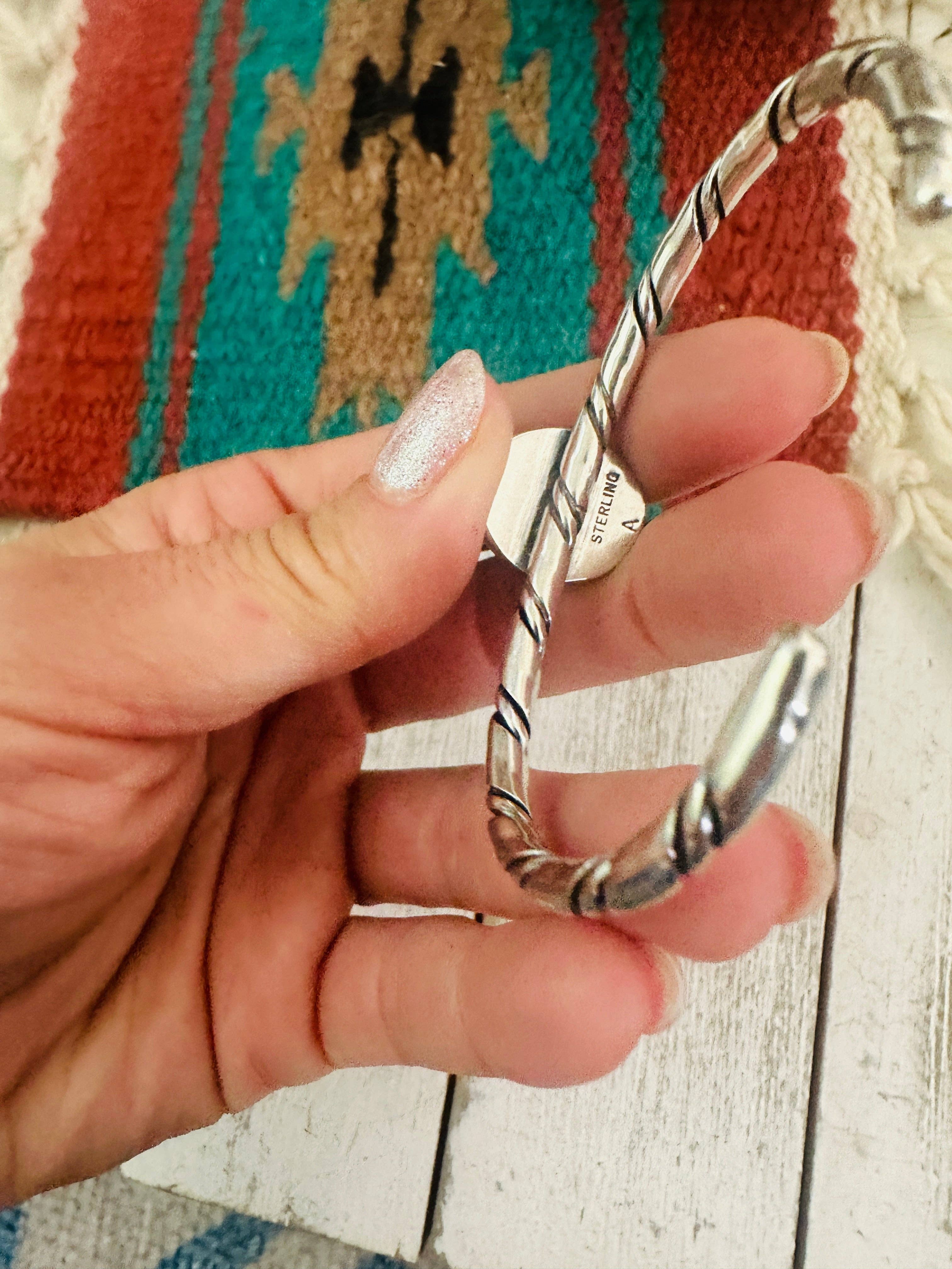 Navajo Turquoise & Sterling Silver Bangle