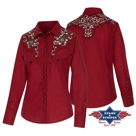 Catherine Western Blouse