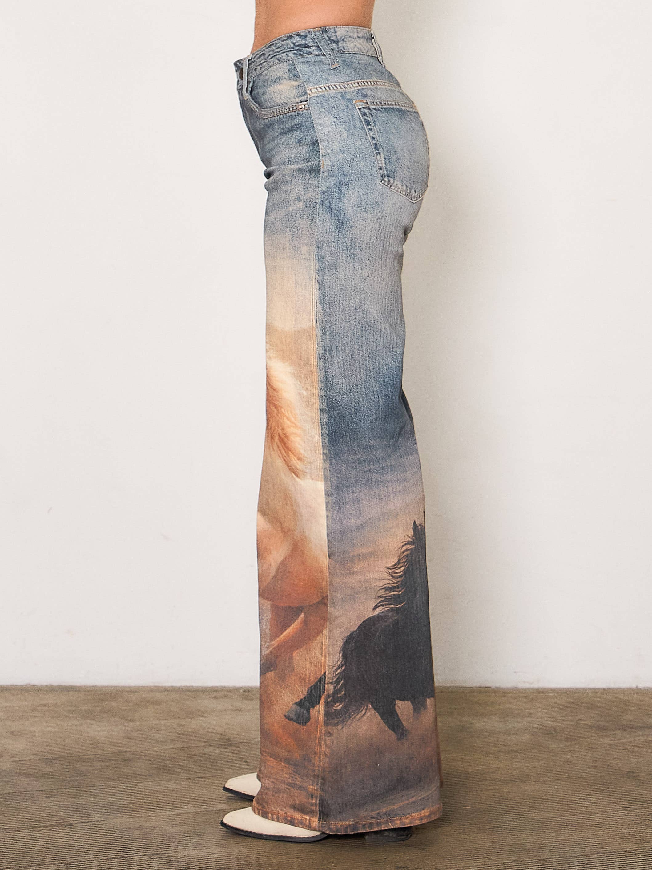 Born to Roam Wide Leg Jeans