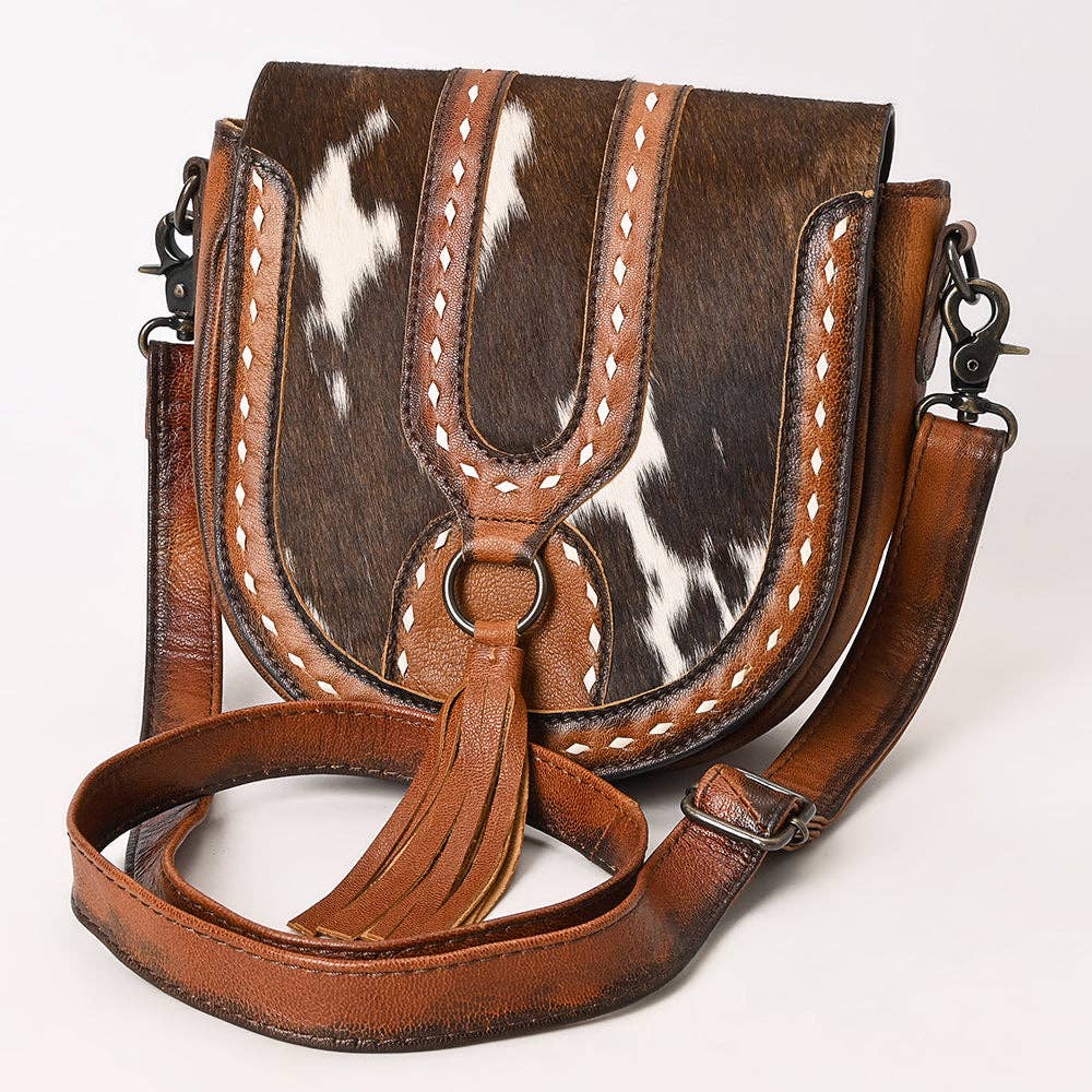 Hair On Cowhide Cross Body Bag