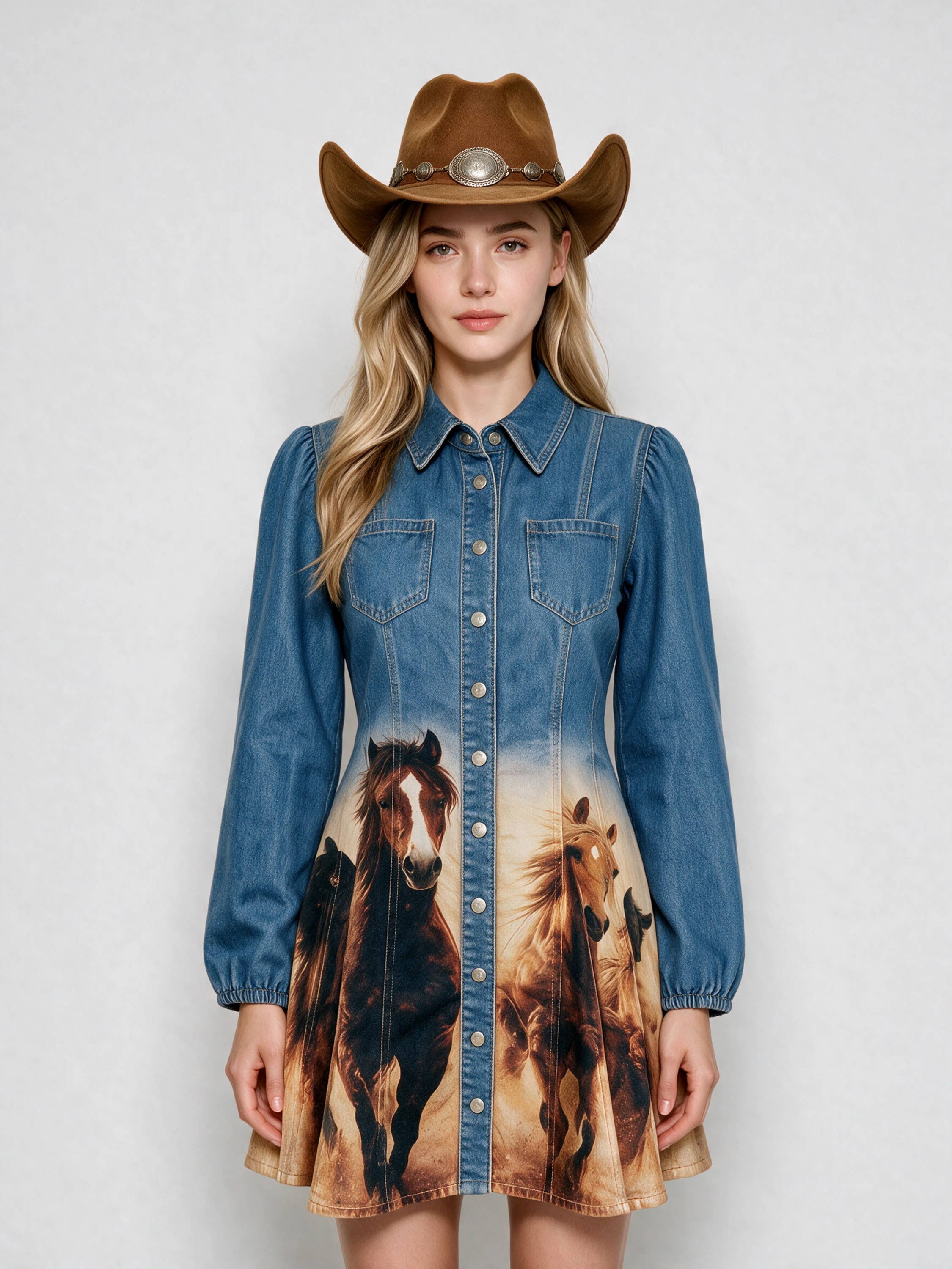 Wild Hearts Denim Dress