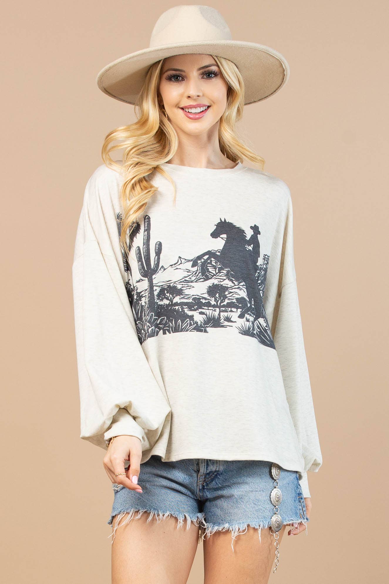 Wyoming Graphic Top