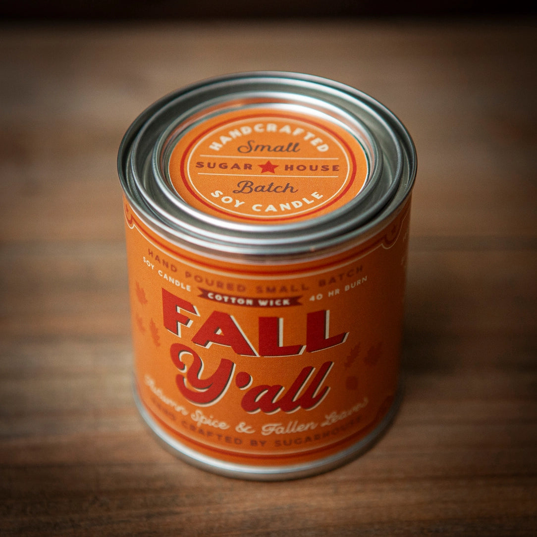 Fall Y'All Soy Paint Can Candle