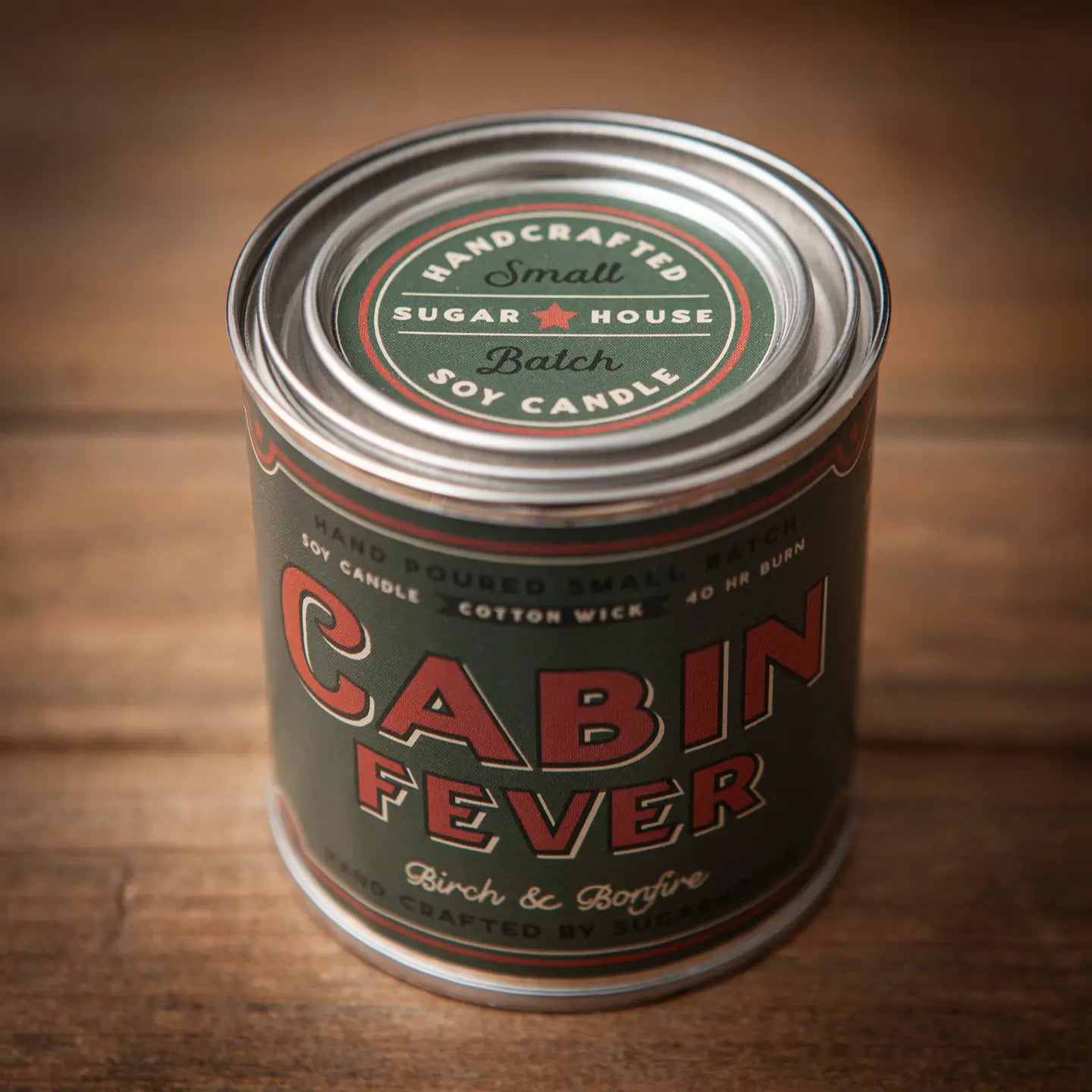 Cabin Fever - Birch & Bonfire Paint Tin Candle