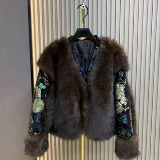 Faux Fur Coat