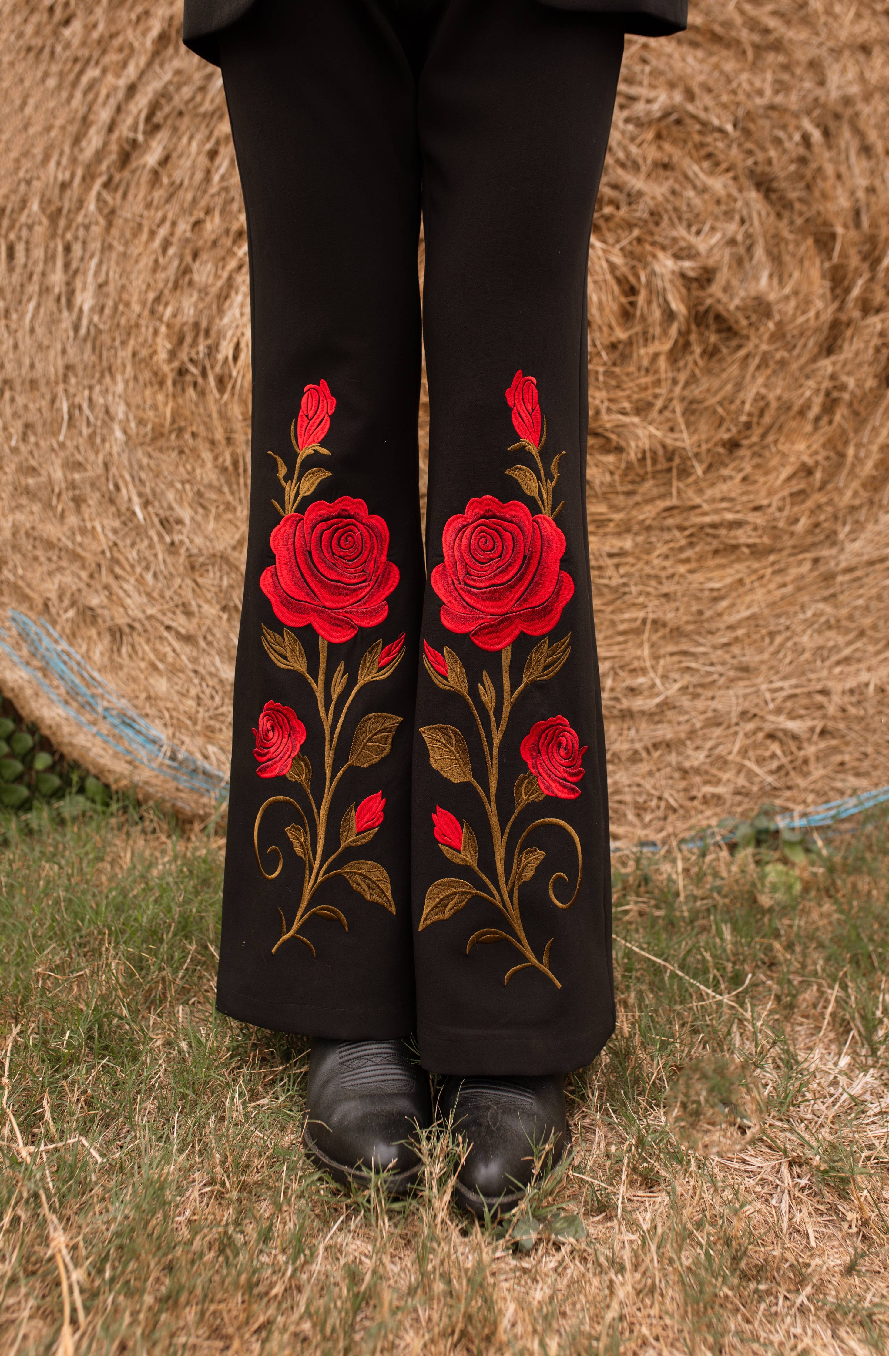 Black Rose Pants by Rodeo Quincy