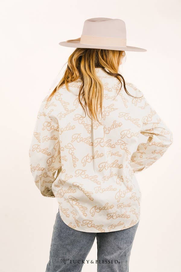 Rodeo Rope Pearl Snap Shirt