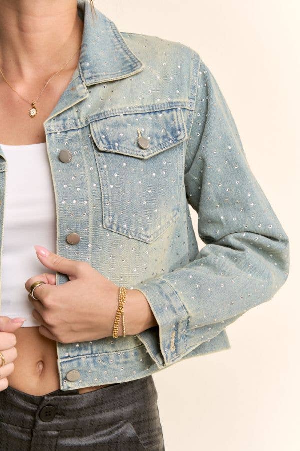 Diamond Dust Denim Jacket