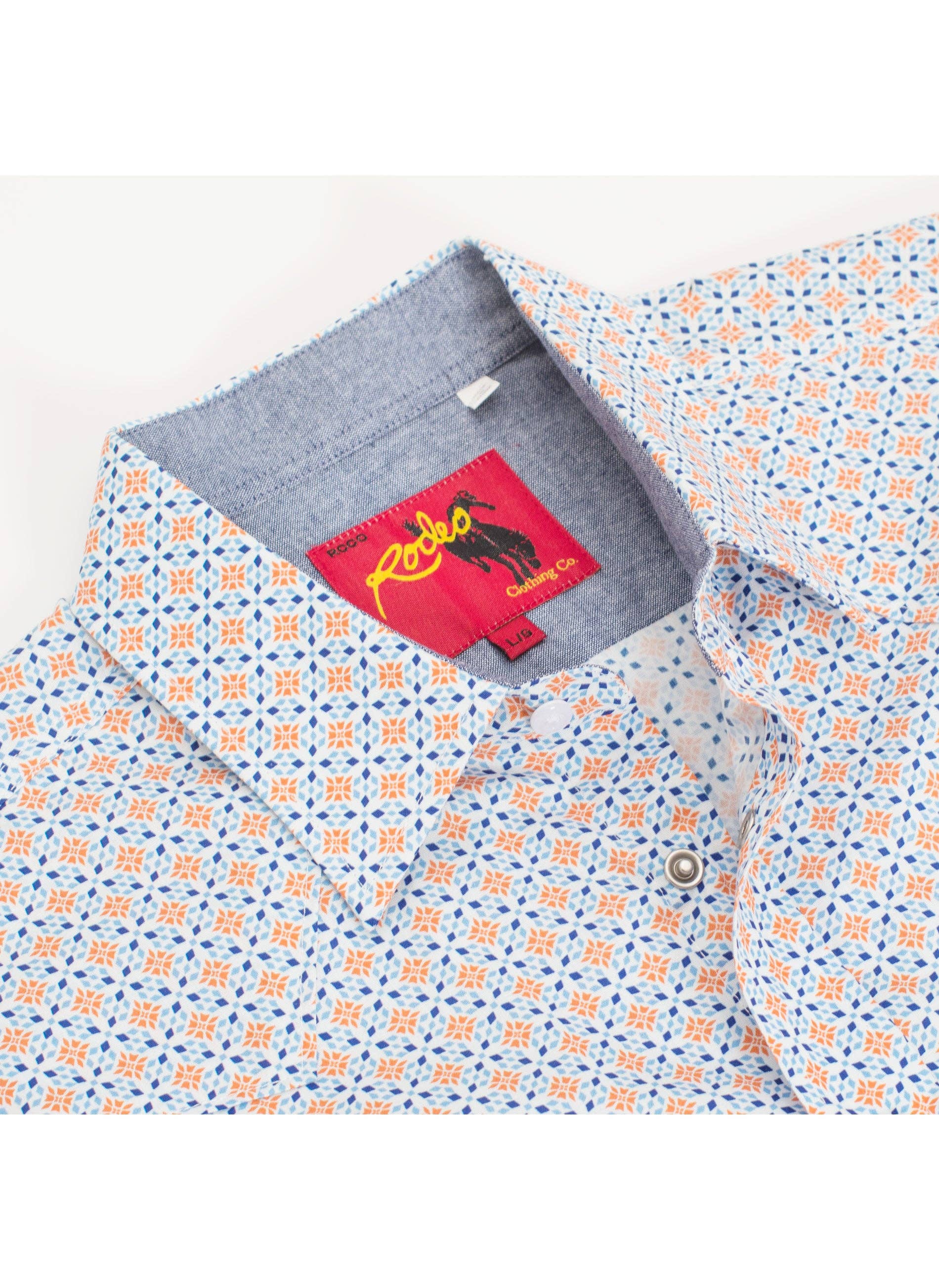 Men's Short Sleeve Pearl Snap Shirt