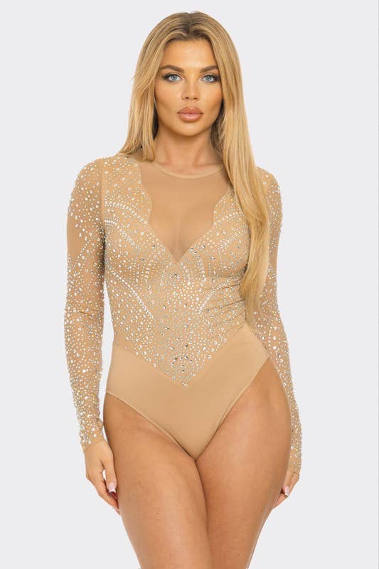 Rhinestone Bodysuit