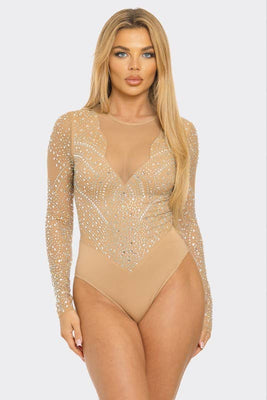 Rhinestone Bodysuit