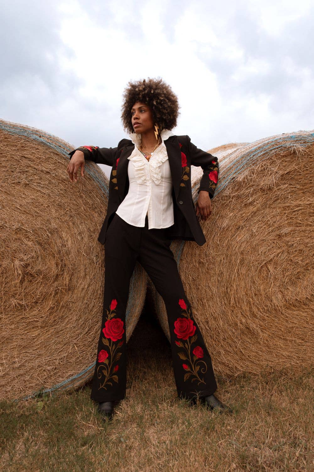 Black Rose Pants by Rodeo Quincy