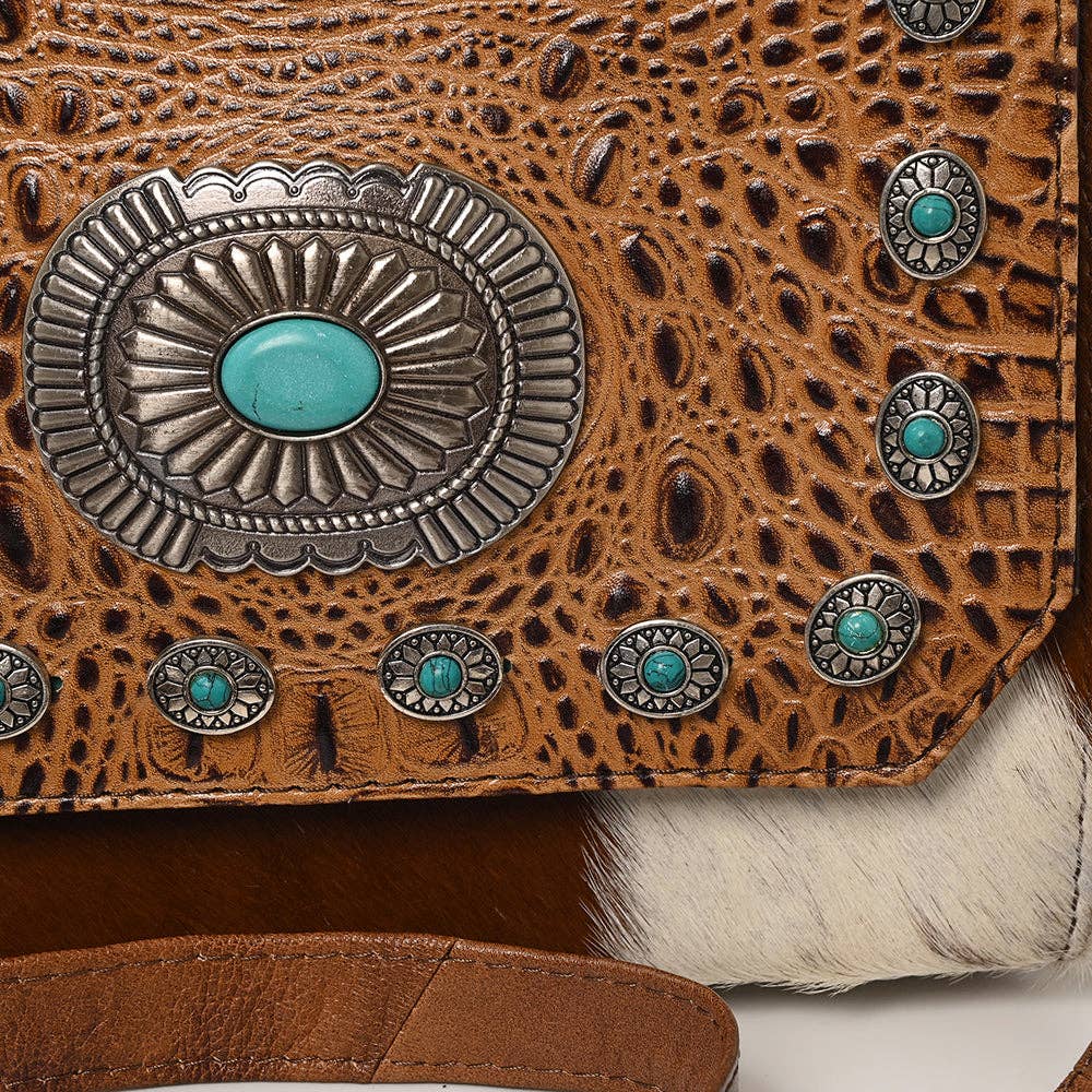 Silver Canyon Crossbody Bag