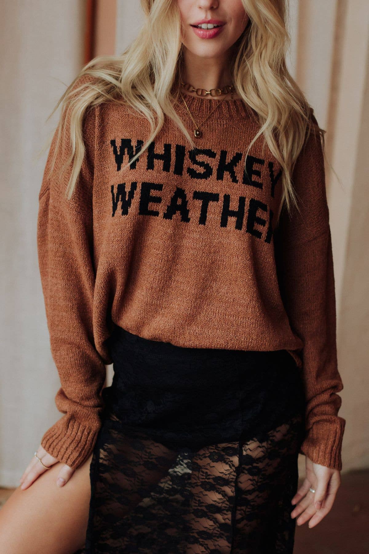 The Whiskey Hour Sweater