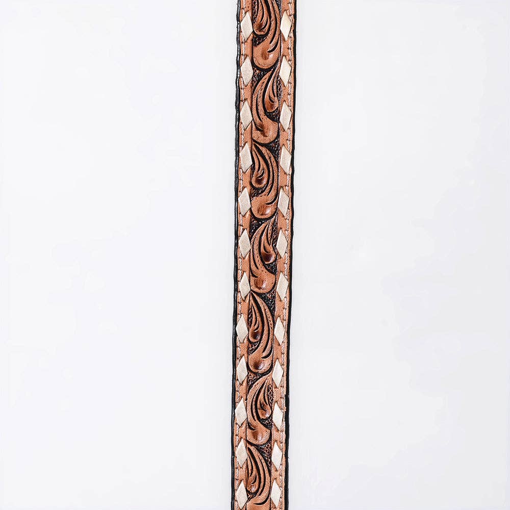 Tooled Leather Hatband