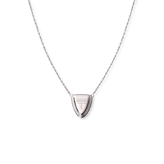 Austin Round Toe Necklace - Silver