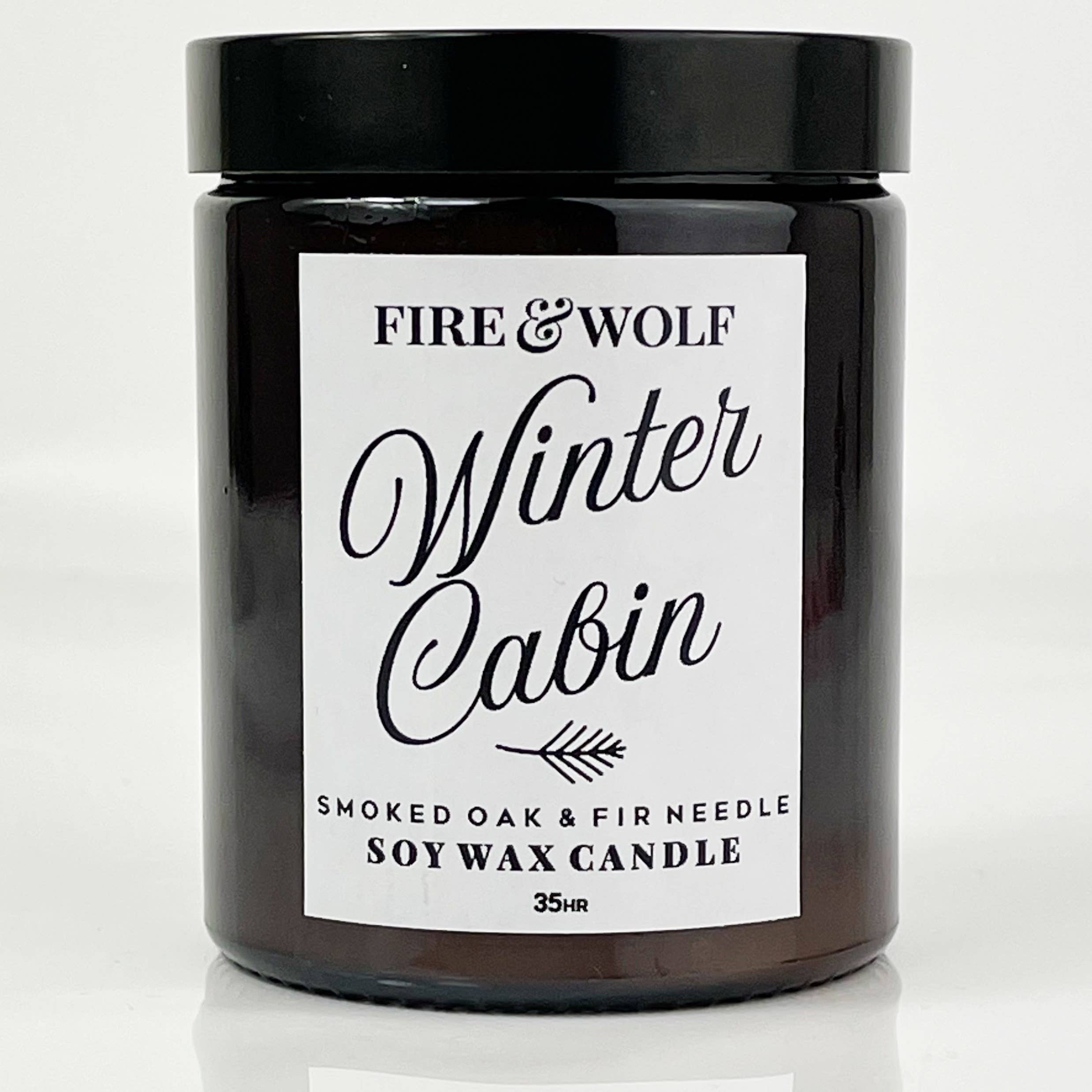 Winter Cabin Candle