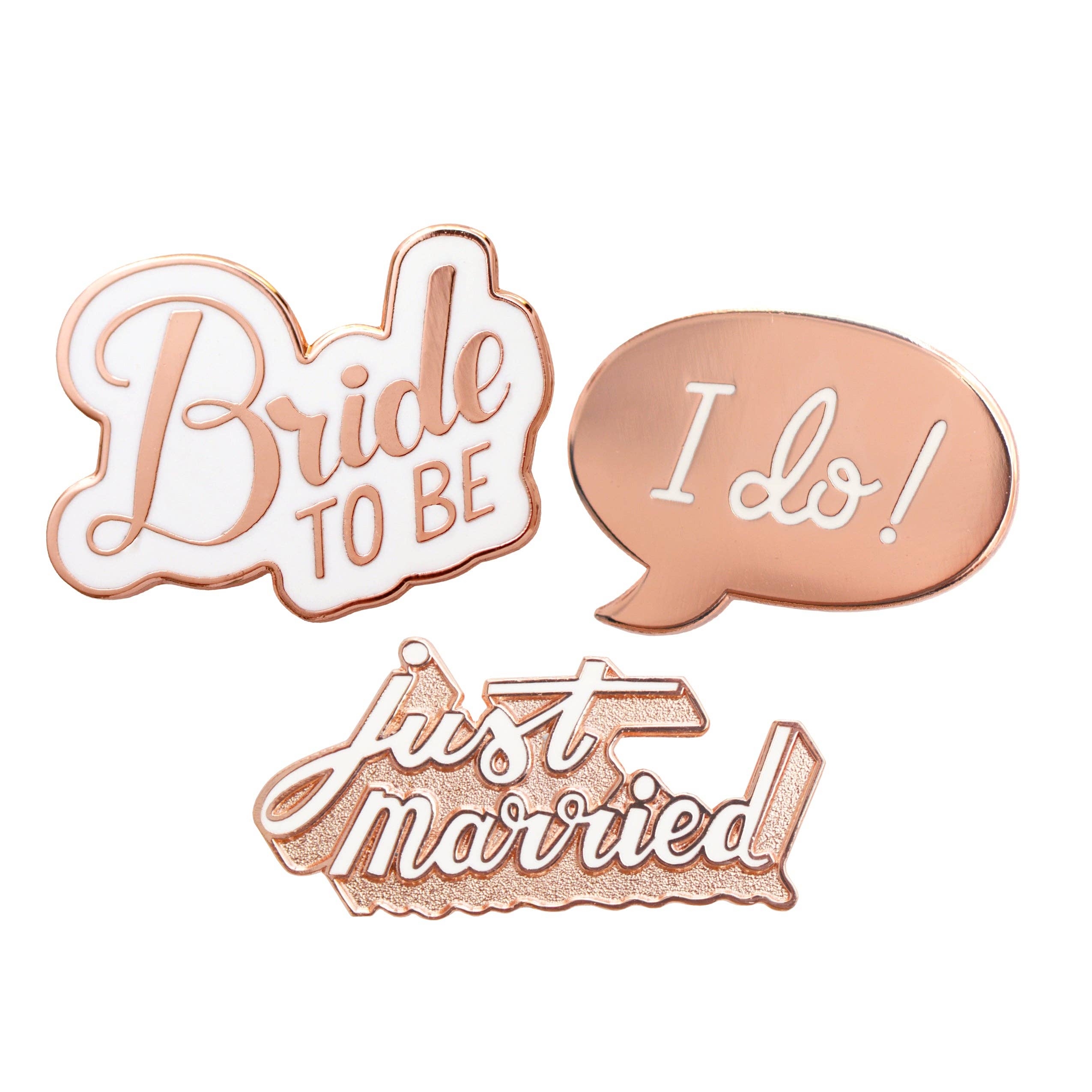 Wedding Enamel Pin Set