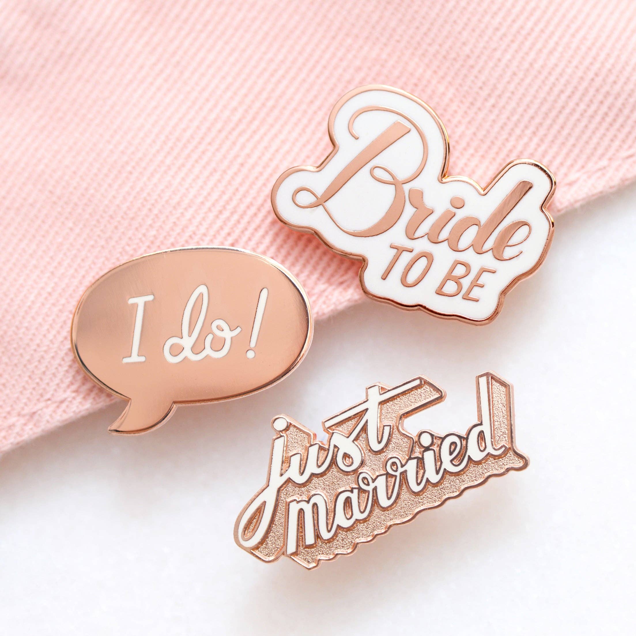 Wedding Enamel Pin Set