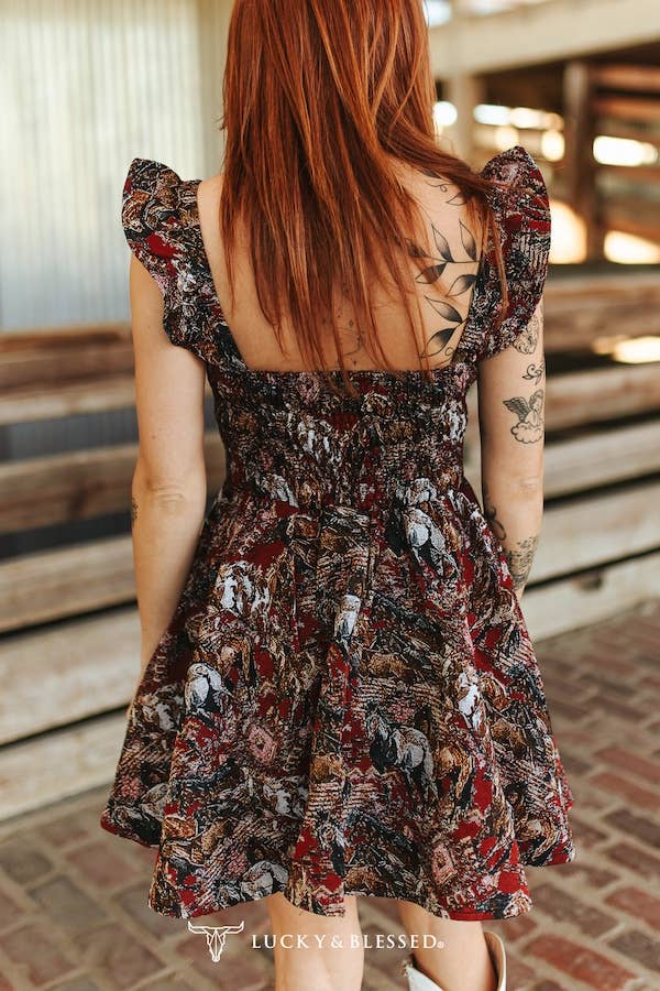 Wild Horses Mini Dress