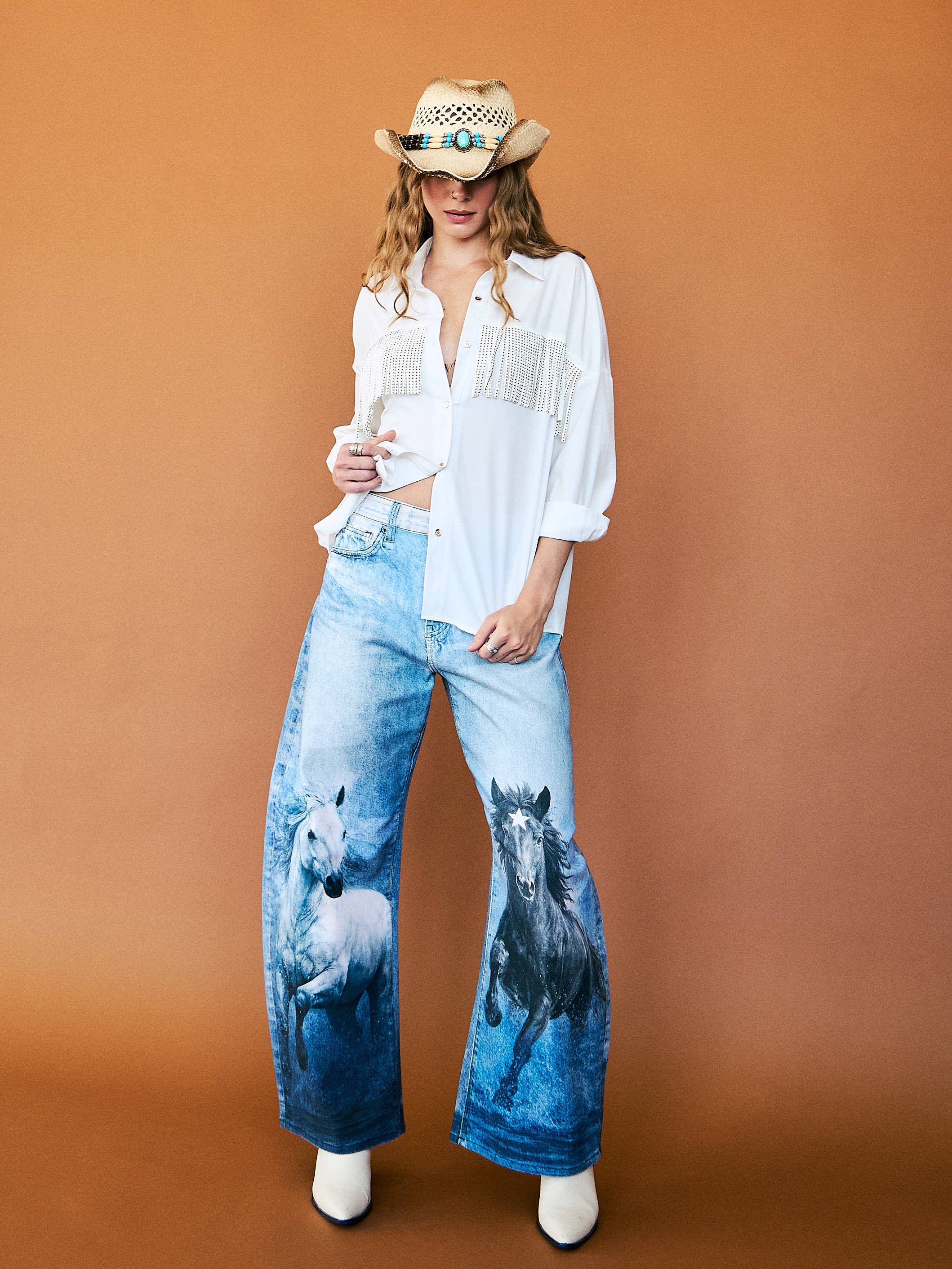 Run With Me Barrel Jeans