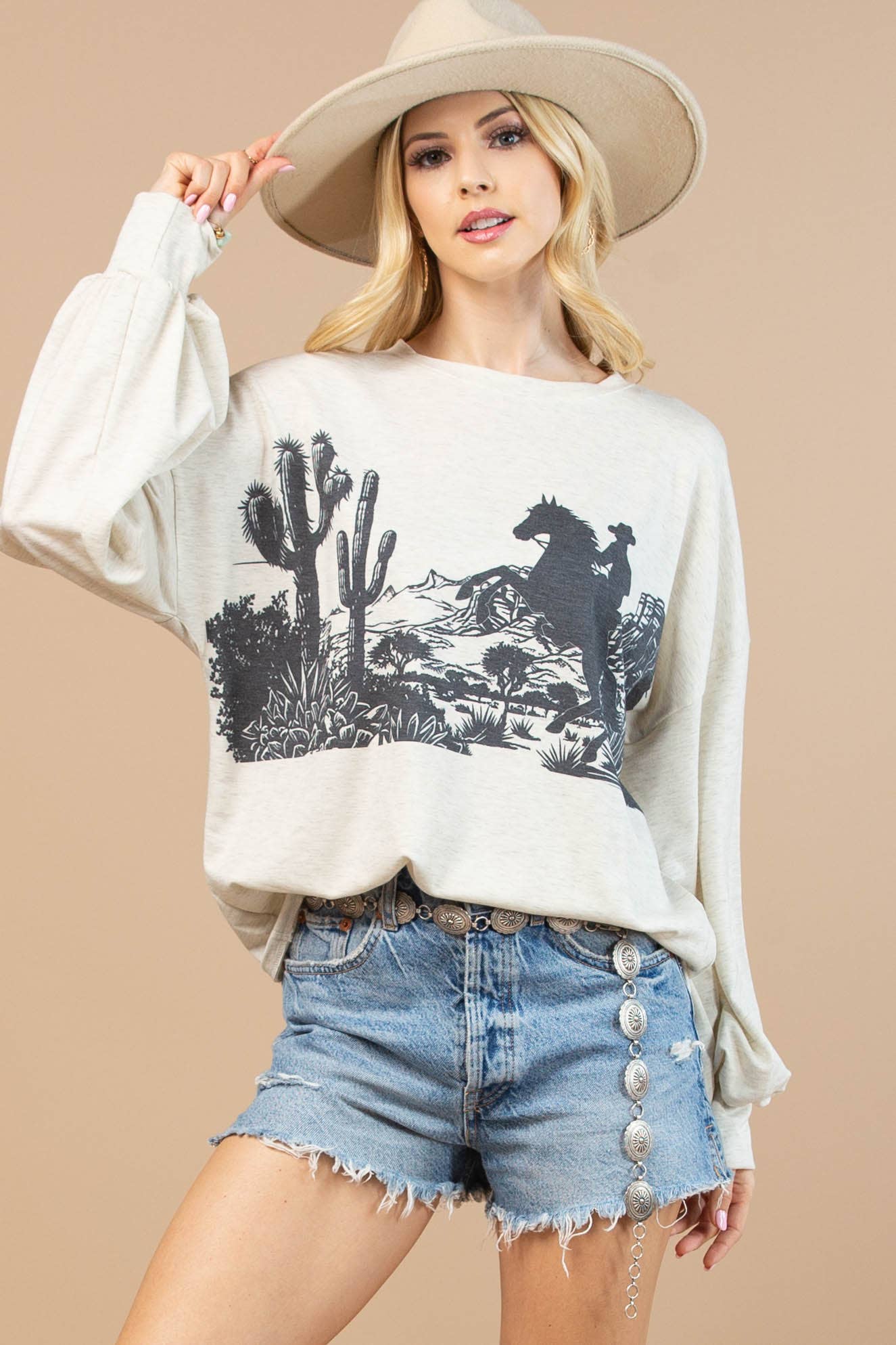 Wyoming Graphic Top