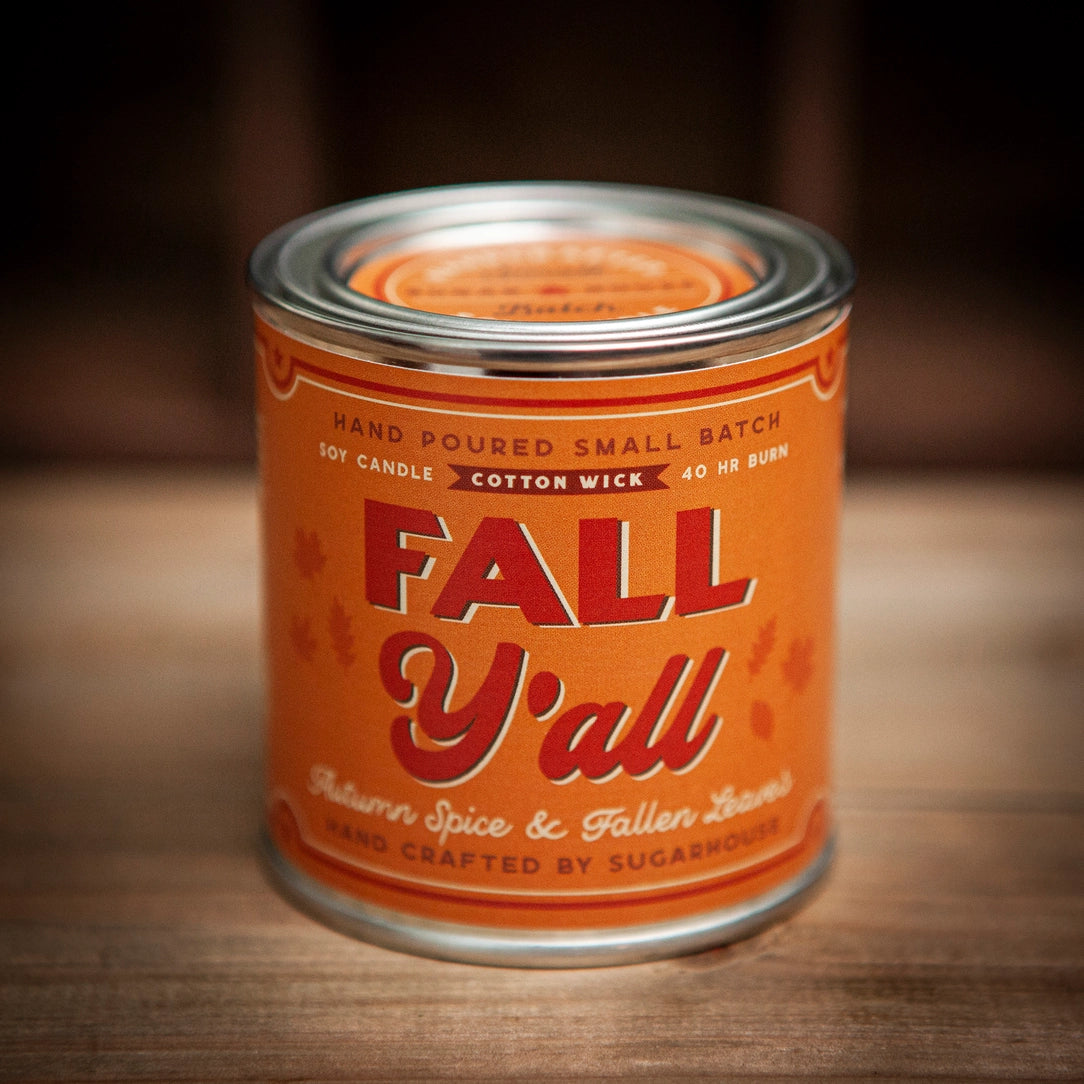 Fall Y'All Soy Paint Can Candle