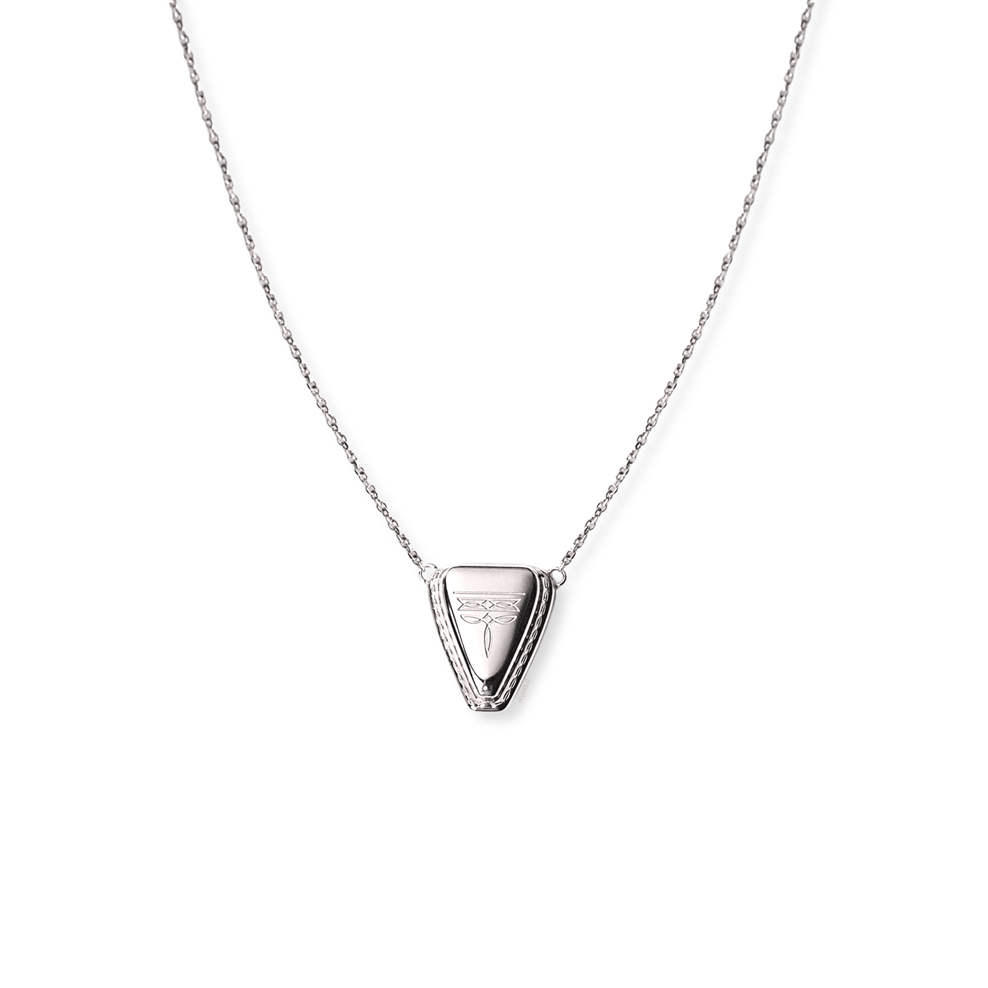 Kendall Snip Toe Necklace - Silver