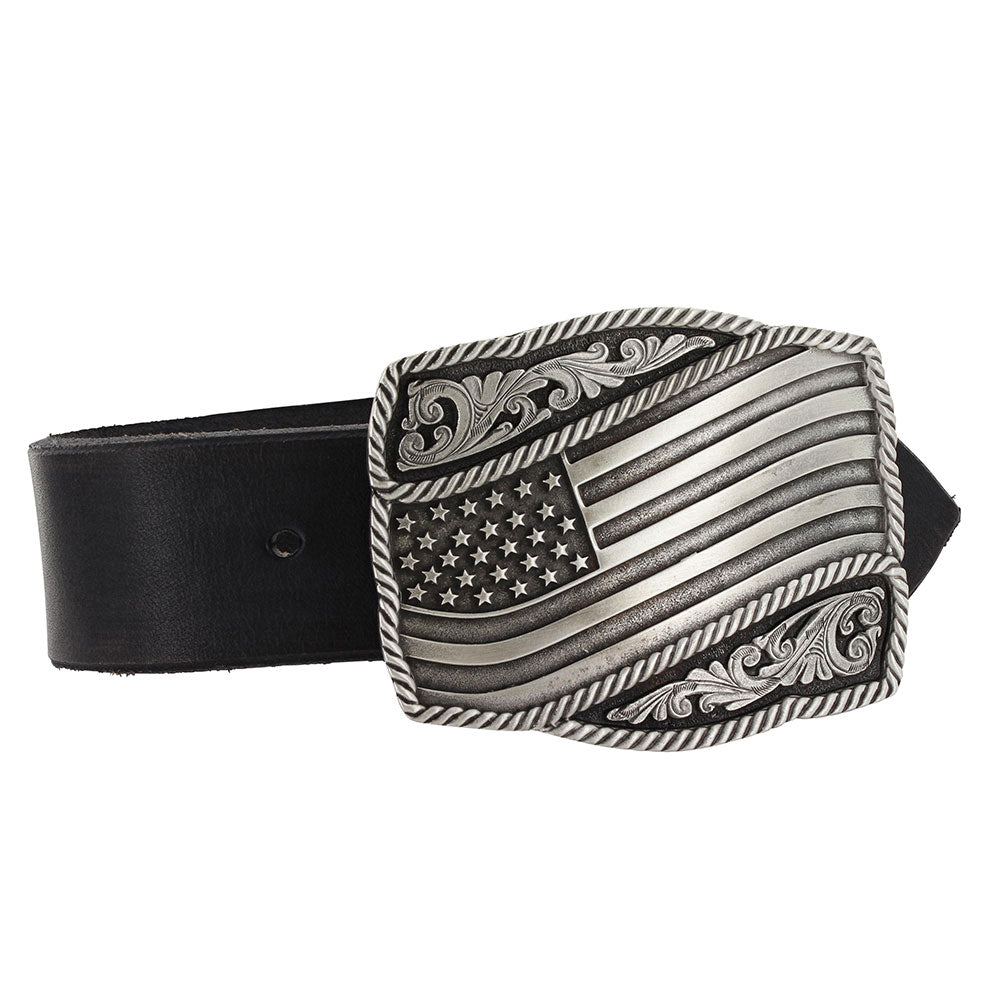 Classic Impressions Waving American Flag Buckle