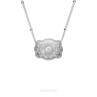 Amelia Rose Necklace Silver