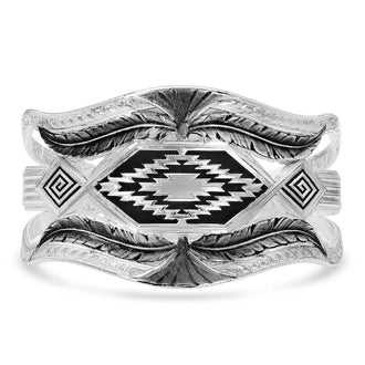 Courage & Strength Feather Cut Out Cuff