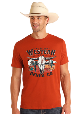 Western Denim Graphic Tee