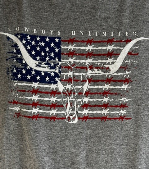 Barbwire Flag Tee