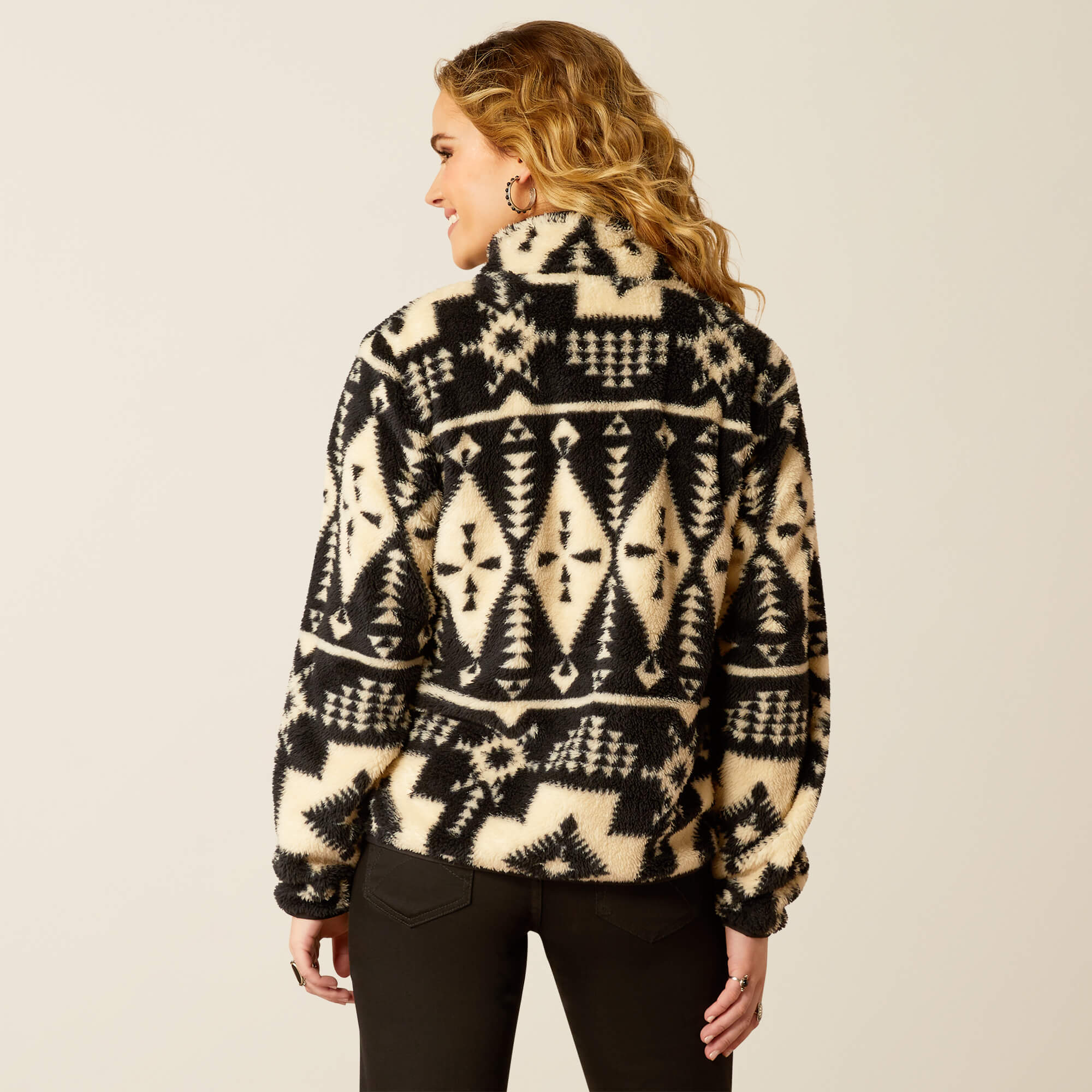 Berber Snap Front Sweatshirt