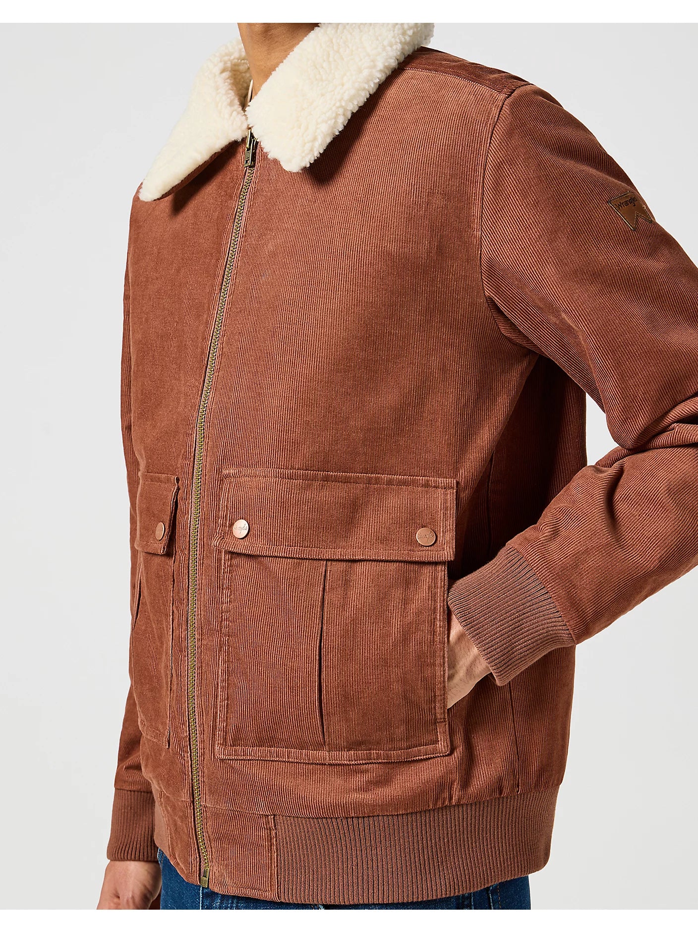 Wrangler Corduroy Aviator Jacket