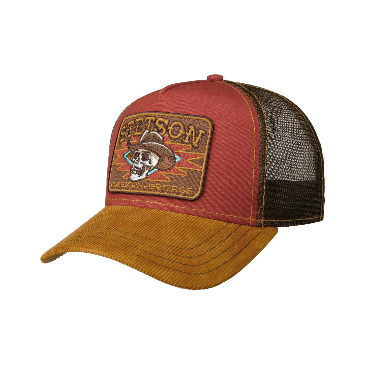 Cowboy Skull Trucker Cap
