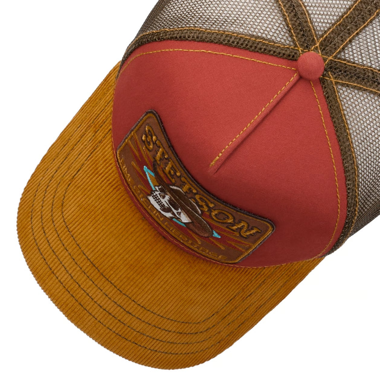 Cowboy Skull Trucker Cap