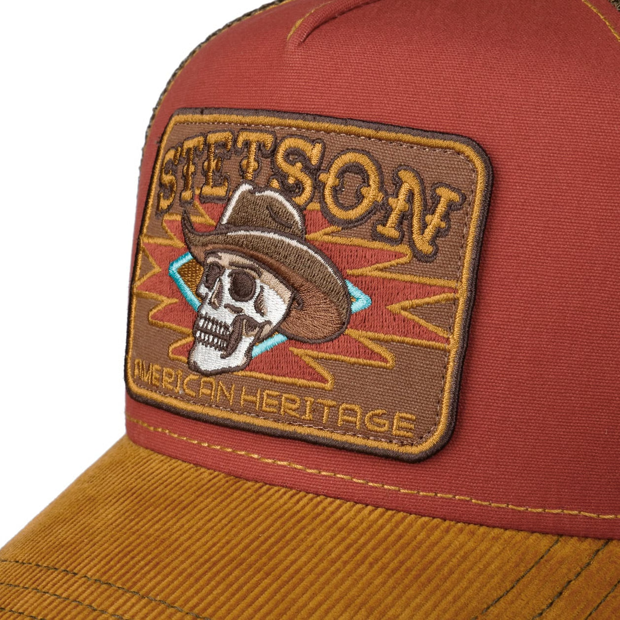 Cowboy Skull Trucker Cap