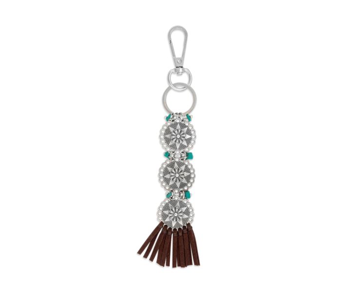 Floral Concho Keychain