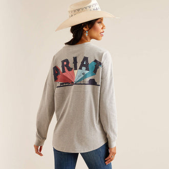 Fun Farm Oversized Tee - Grey