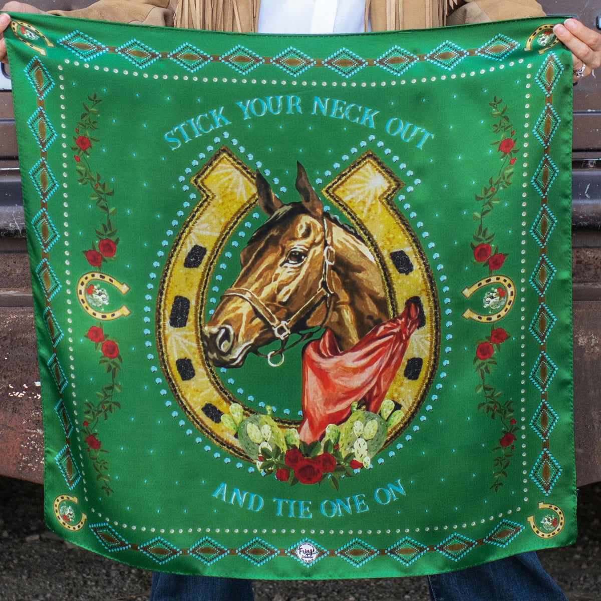 Hold Your Horses Silk Wild Rag