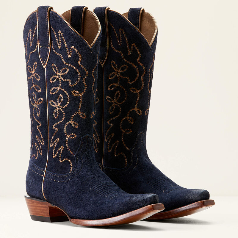 Jukebox Western Boot - Polo Blue Suede