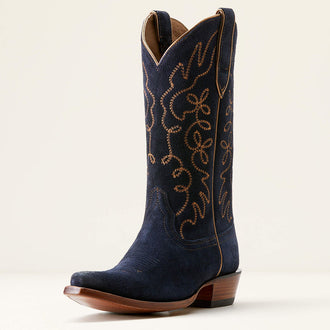 Jukebox Western Boot - Polo Blue Suede